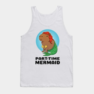 Part-time Mermaid Capybara Tank Top